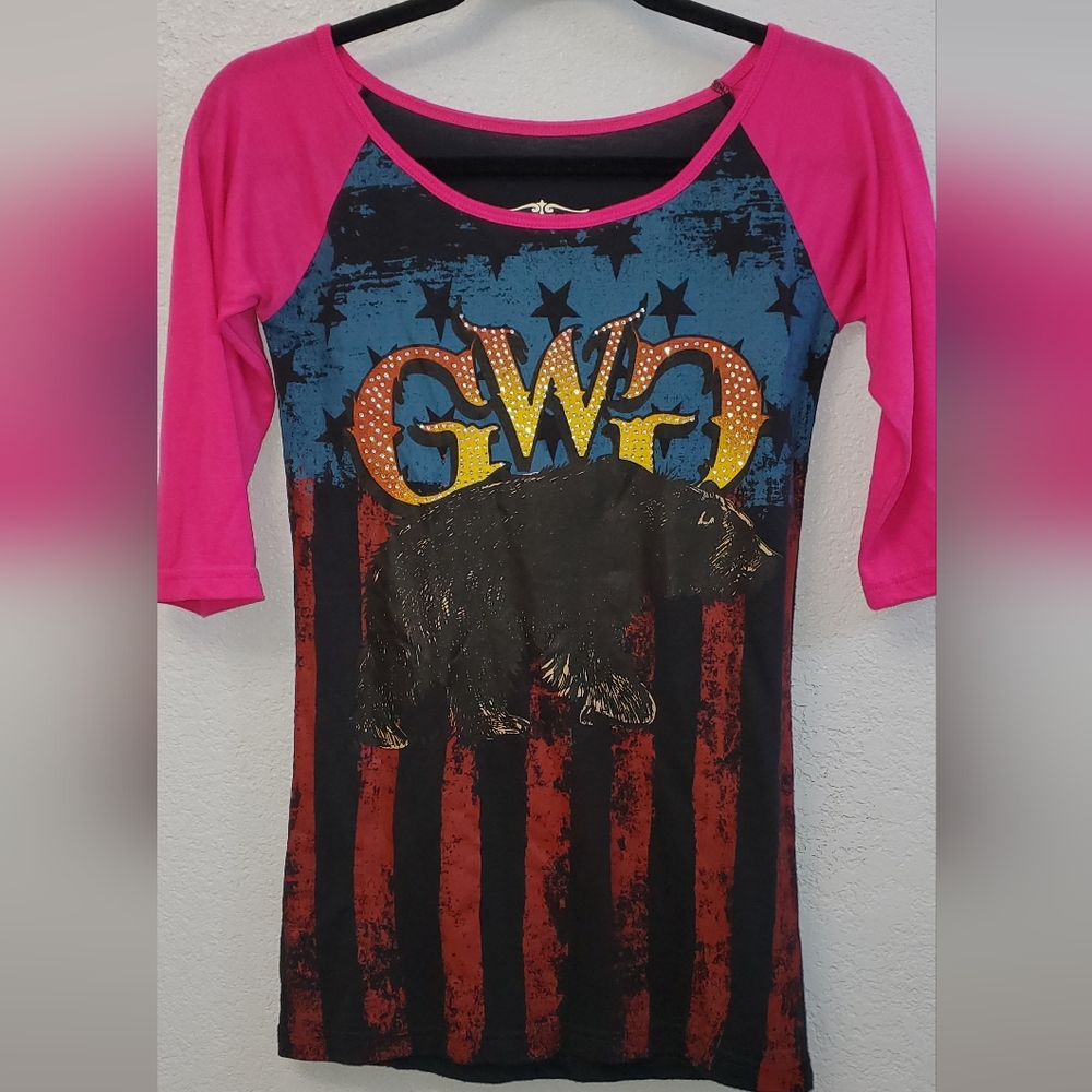 GIRLS WITH GUNS 3/4 SLEEVE